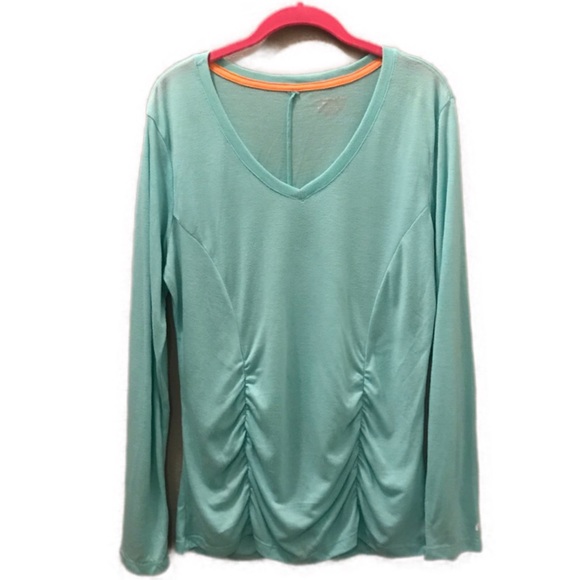 Marika Tops - Teal Long Sleeve